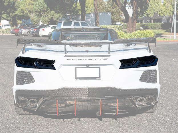 2020+ CHEVROLET CORVETTE C8 | DARK TINTED REAR LIGHT COVER