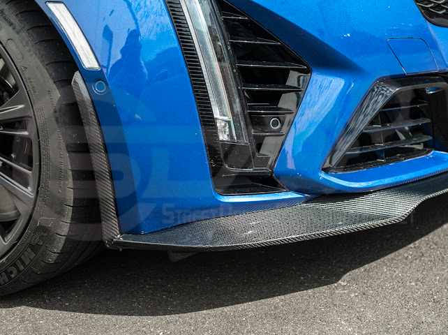 2020-2024 CADILLAC CT5-V BLACKWING SEDAN | FRONT LIP SPLITTER GROUND EFFECTS & WHEEL ARCHES