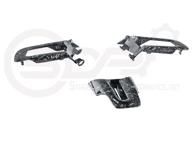 2015-2023 FORD MUSTANG S550 | CARBON FIBER STEERING WHEEL BUTTON COVER (STANDARD OR FORGED)