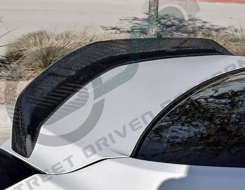 2016-2019 CADILLAC CTS / CTS V-Sport - Carbon Fiber Rear Trunk Lid Spoiler Wing