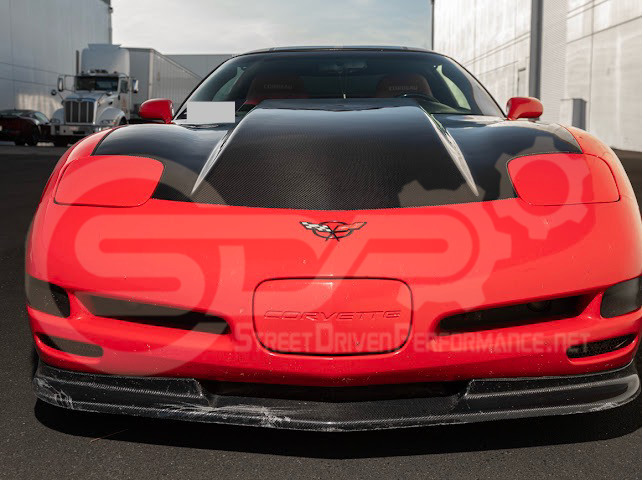 *IMPERFECTION / DISCOUNTED* 1997-2004 CHEVROLET CORVETTE C5 CARBON FIBER FRONT COWL HOOD