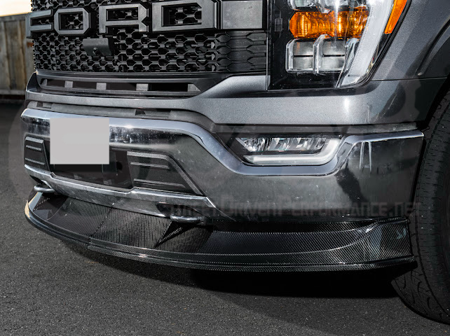 2021-Up Ford F-150 | SDP Performance CARBON FIBER 2Pcs Front Bumper Lip Splitter Ground Effects