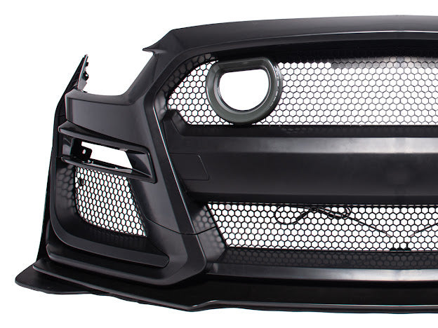 2015-17 FORD MUSTANG | GT500 CONVERSION FRONT BUMPER WITH LED GRILLE KIT