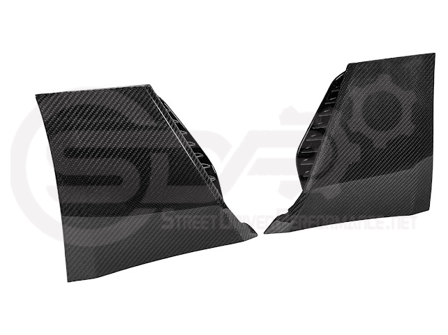 2022-Present Cadillac CT5-V Blackwing | CARBON FIBER Lower Side Fender Vent Trim Panel Replacement (Pair)