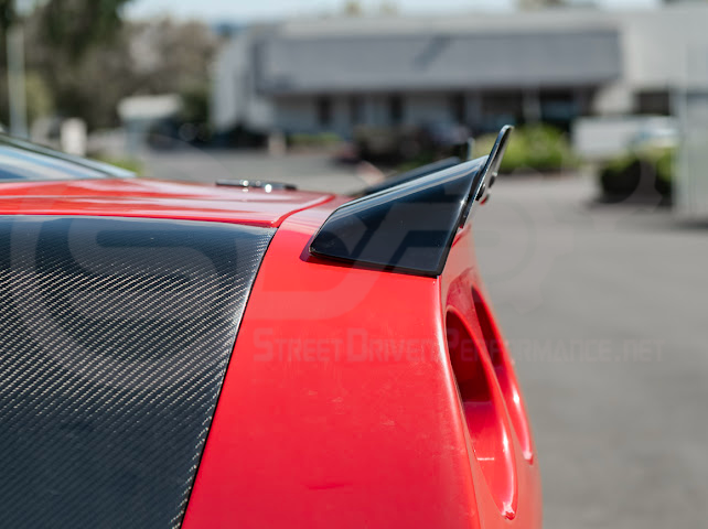 1997-2004 Chevrolet Corvette C5 | ZR1 Extended Style GLOSSY BLACK Rear Trunk Lid Wickerbill Spoiler Wing