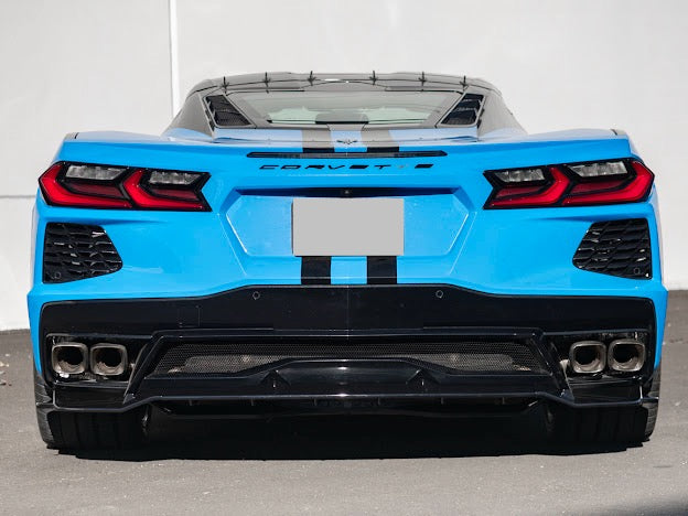 2020-Up Corvette C8 Stingray, Z51, & E-Ray | CARBON FLASH METALLIC Rear Bumper *ADD-ON* Diffuser Lip