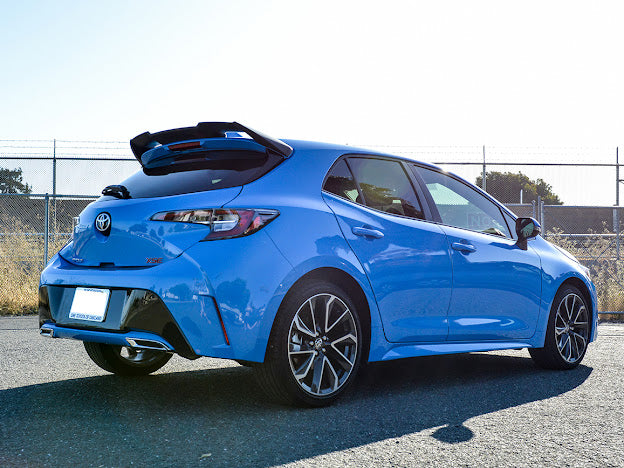 2019-UP TOYOTA COROLLA HATCHBACK | JDM PERFORMANCE PACKAGE MATTE BLACK REAR WINDOW ROOF SPOILER WING