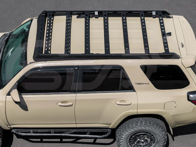2010-2024 Toyota 4Runner | Carbon Steel Black Top Roof Rack Cargo Carrier