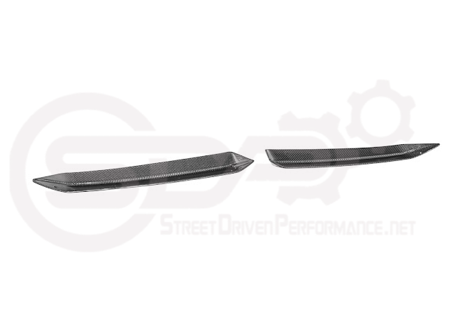 2023-Up CORVETTE C8 Z06 / E-RAY / ZR1 | CARBON FIBER 1.5 INCH EXTENDED REAR SPOILER WING WICKER BILL WINGLETS PAIR