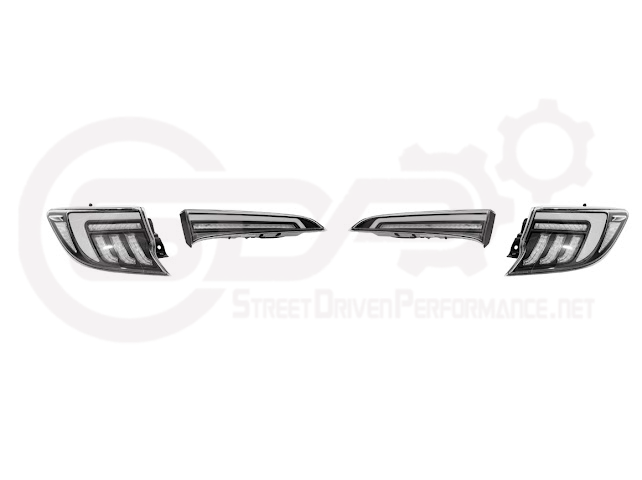 2019-UP COROLLA HATCHBACK GR SEQUENTIAL SIGNAL LED CLEAR REAR TAILLIGHTS PAIR