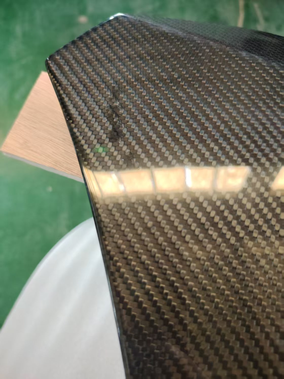 *IMPERFECTION / DISCOUNTED* 2024-Up Ford Mustang S650 | Factory Style CARBON FIBER Front Hood (NO VENT)