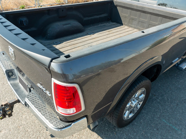 2009-2018 RAM 1500, 2500, 3500 | Street Series Style ABS Plastic Matte Black Rear Tailgate Wing Spoiler