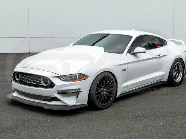 2015-2023 FORD MUSTANG S550 | SIDE SKIRTS EXTENSION ROCKER PANELS GROUND EFFECTS