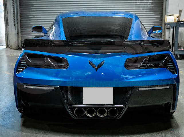 2014-2019 Chevrolet Corvette C7 | Rear Diffuser Smoke or Clear Lens LED Reflector Light Pair