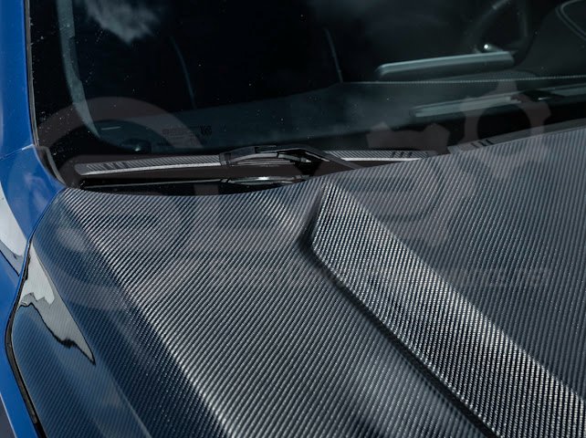2020-Up Cadillac CT5 / CT5-V / CT5-V Blackwing | “CTS-V, V3” Style CARBON FIBER Front Vented Hood