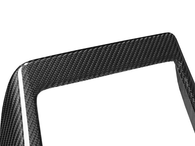 2024-UP TESLA MODEL 3 CARBON FIBER INTERIOR CENTER CONSOLE FRAME