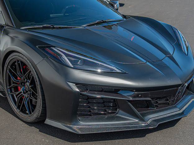 2023+ CORVETTE C8 Z06 & E-Ray | 3-PIECES FRONT LIP SPLITTER GROUND EFFECTS