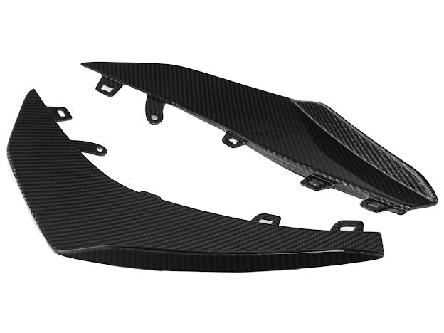 2023+ CHEVROLET CORVETTE C8 Z06 & E-RAY | Z07 PERFORMANCE PACKAGE CARBON FIBER LIP SPLITTER GROUND EFFECTS WITH CANARDS