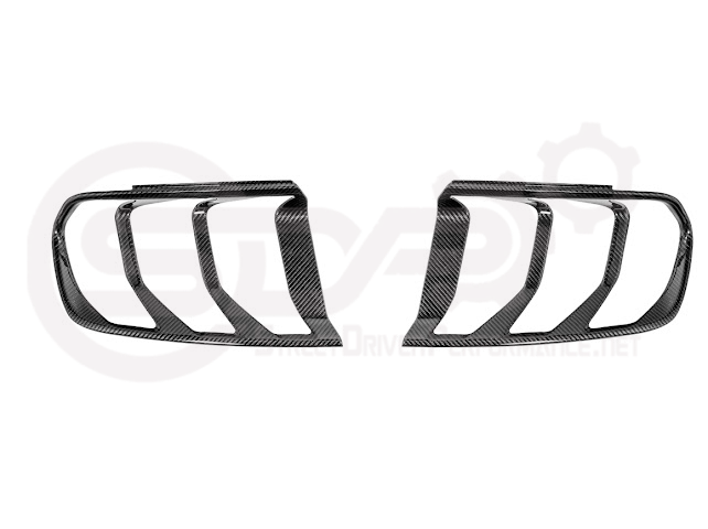 2015-17 FORD MUSTANG | REAR TAIL LIGHT TRIM BEZEL COVER PAIR