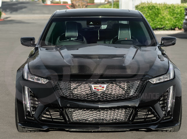 2022-2024 CADILLAC CT5-V BLACKWING SEDAN | FACTORY STYLE CARBON FIBER FRONT LIP SPLITTER GROUND EFFECTS