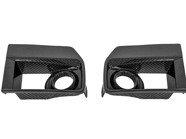 2009-2015 Cadillac CTS-V V2 - Carbon Fiber Fog Light Bezels / Covers