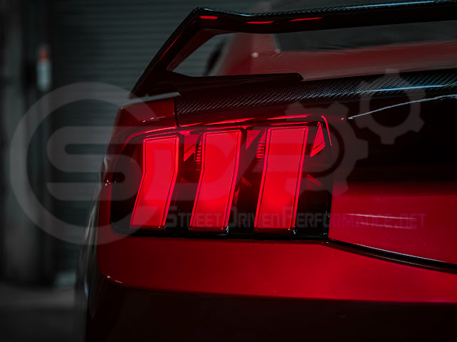 2024-Up Ford Mustang S650 | EURO Style Sequential Signal LED Clear Lenses Rear Taillights Pair