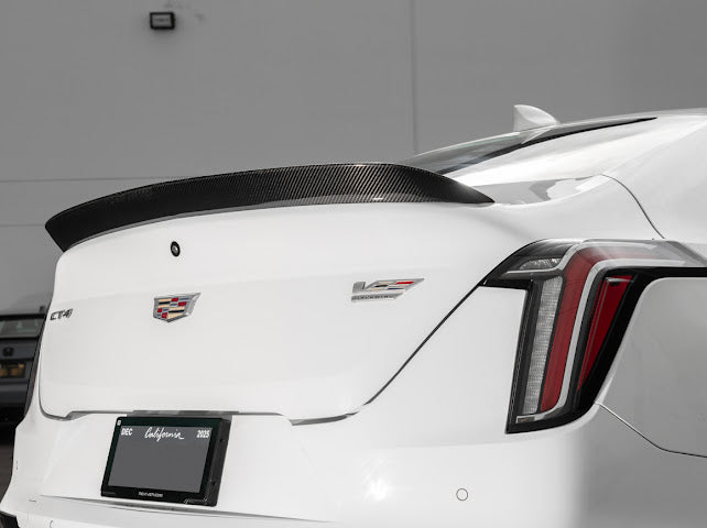 2020-2025 CADILLAC CT4, CT4 V, AND CT4-V BLACKWING | BLACKWING PACKAGE CARBON FIBER REAR WING SPOILER