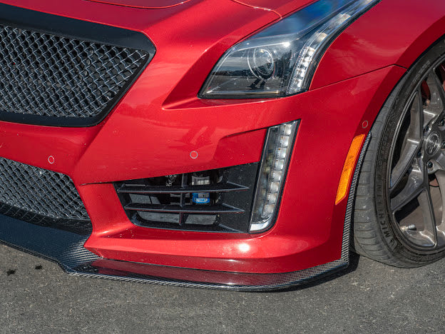 2016+ Cadillac CTS-V V3 - Front Lip Splitter Ground Effects
