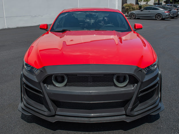 2015-17 FORD MUSTANG | GT500 CONVERSION FRONT BUMPER WITH LED GRILLE KIT