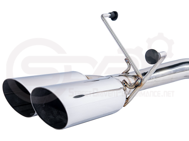 2022-PRESENT SUBARU WRX | MUFFLER DELETE BOSO AXLE BACK EXHAUST (CHROME OR BURNT BLUE TIPS)