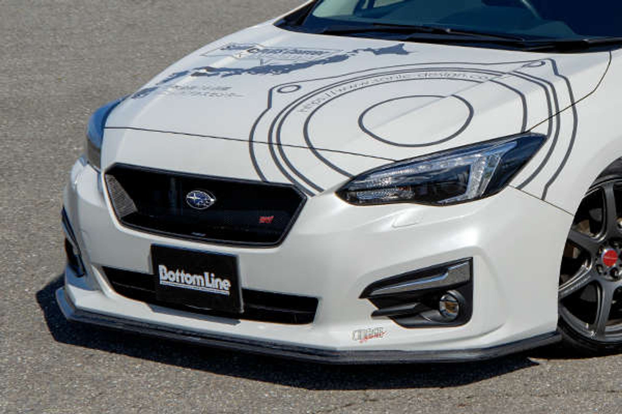 Charge Speed 2016-2020 Subaru Impreza Sport GT NON-STI 5 Doors Carbon Bottom Line Complete Kit With Use OEM Side Skirts