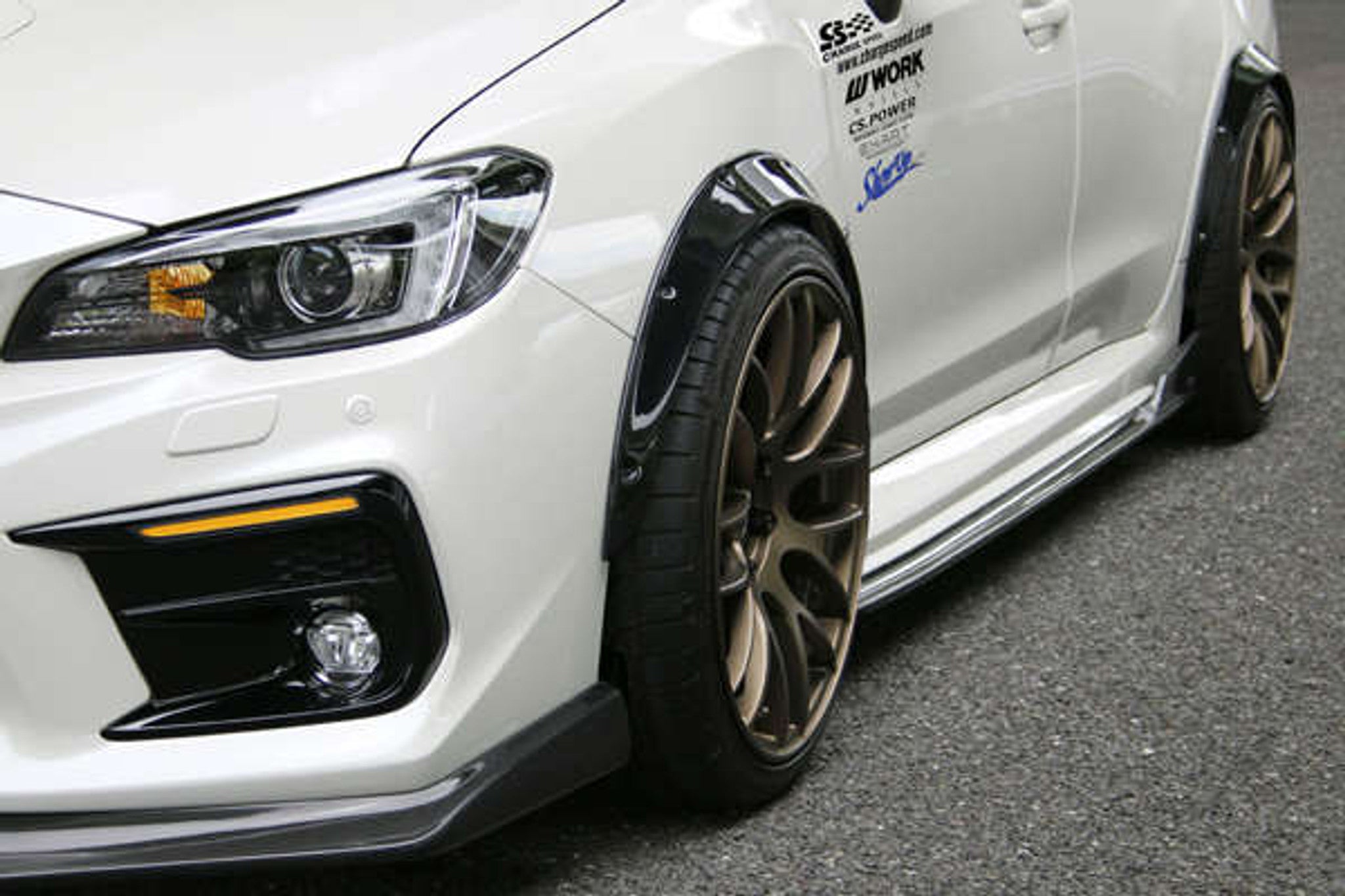 Charge Speed 2015-2021 Subaru WRX/ STi VA S4 Sedan "Normal Body" 50mm Each Side FRP Bubble Over Fender Set