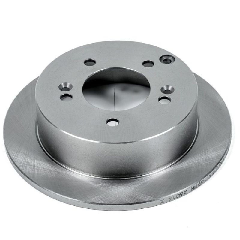 PowerStop rear OE brake rotor for Hyundai Sonata 2006-2010, Autospecialty brake rotors with vented design and smooth surface.