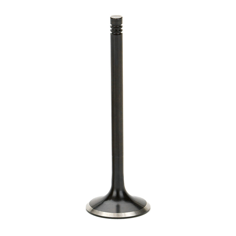 Supertech Honda RSX K20 intake valve in black nitride finish, 36.5x5.48x108.85mm dish-shaped single valve for engine performance