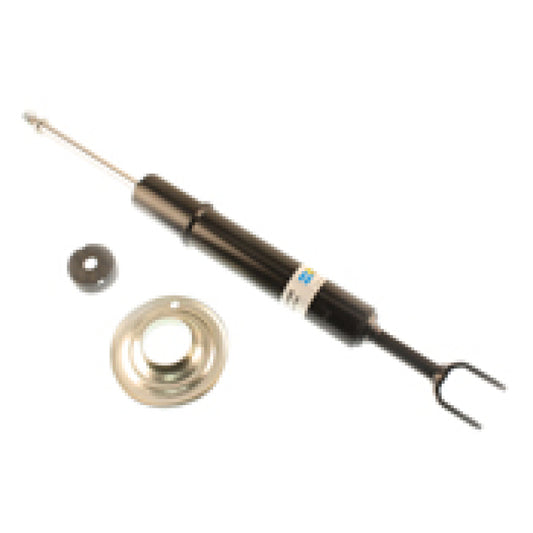 Bilstein B4 front twin-tube shock absorber for 2005 Audi A4 Quattro, showing the black metal shock with mounting details.