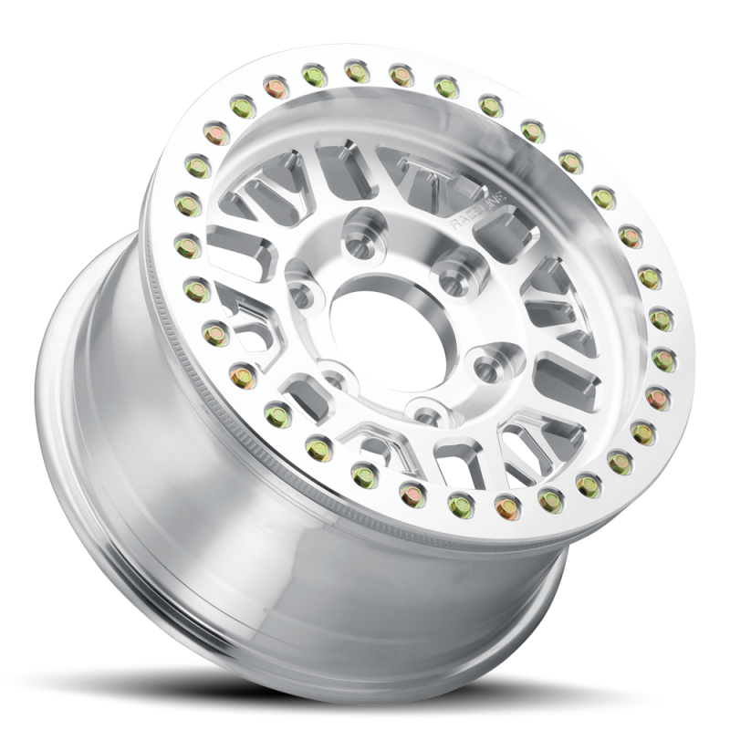 Raceline RT951F Ryno forged cast wheel, 17x9 inches, machine raw finish, 44mm offset, 130.81mm bore, automotive wheel