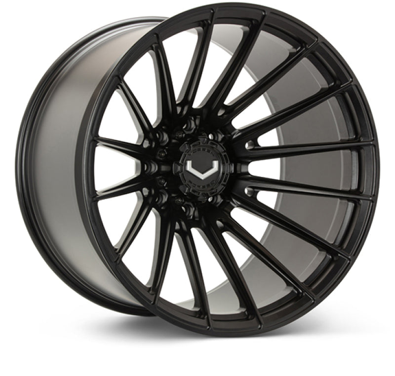 Vossen VFX-01 22-inch satin black forged wheel with 10-inch width, 5x127 bolt pattern, ET18 offset, deep concave design