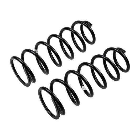 Old Man Emu ARB OME rear coil spring for 80 Med vehicle, showcasing a durable coilover spring with metal coils and mounting ends.