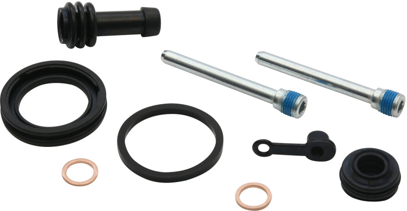 All Balls Racing brake caliper rebuild kit for Kawasaki KVF300 Brute Force, front brake caliper repair components.