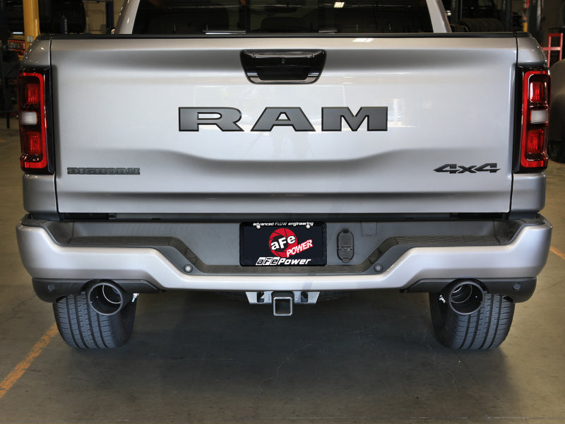 aFe Vulcan Series Cat-Back Exhaust System RAM 1500 2025 V6-3.0L (tt)- Black Tips