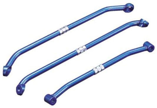 Cusco tension rod bar for Nissan R32/A31 2WD, suspension component with metal construction and mounting points.