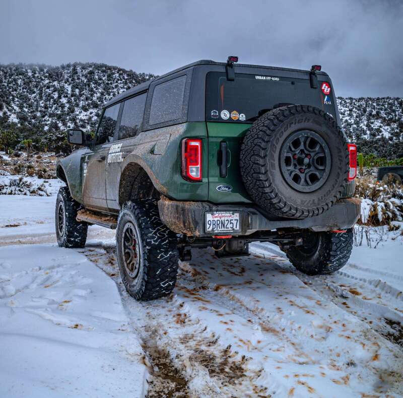 TURN Offroad Ford Bronco 2021+ OEM hard top light bracket for offroad accessories, shown mounted on the vehicle's hard top.