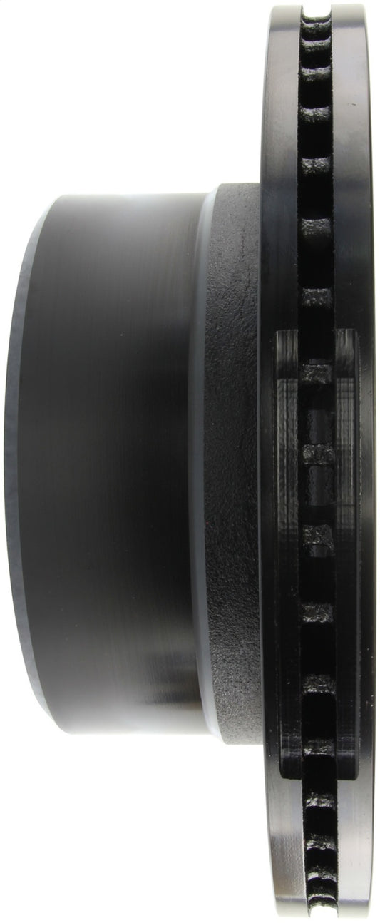 StopTech slotted left front brake rotor for Dodge Ram 4500 6.7L, high-performance automotive brake component.