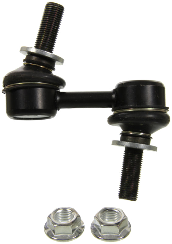 Moog Subaru Legacy 2010-2014 front stabilizer bar endlinks, sway bar links, automotive suspension part, close-up view