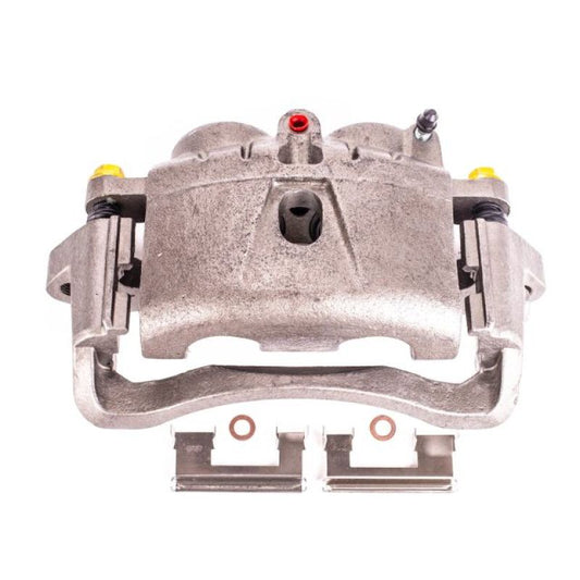 PowerStop rear left OE brake caliper with bracket for 2007-2010 Chevrolet Silverado 3500 HD, durable automotive brake component