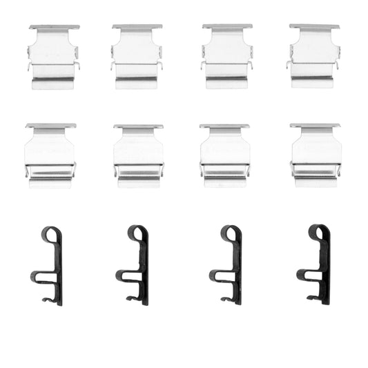 DFC Toyota Camry rear brake hardware kit with premium components, including clips and springs for brake assembly.