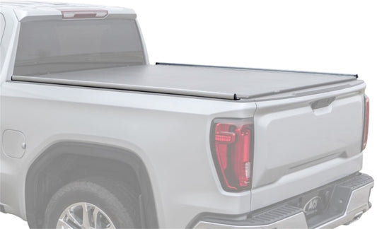 Silver Access ADARAC 09-26 Ram 1500/19-24 Ram 1500 Classic bed rails installed on a 5ft 7in truck bed without RamBox.