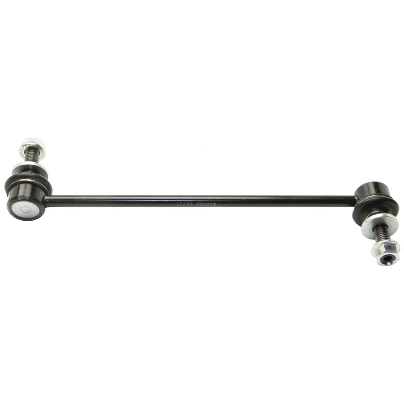 Moog Cadillac SRX 2010-2016 front stabilizer bar link kit with sway bar endlinks showing the metal components and bushings.