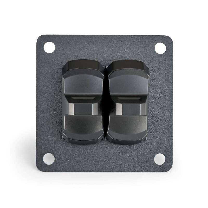 Turn Offroad Molle Loc Carling Switch Plate double mount with hooks and handles for off-road vehicle utility.