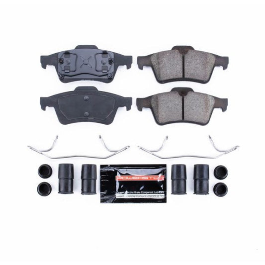 PowerStop Z23 Evolution Sport rear brake pads for Mazda 3, performance brake pads with hardware included.